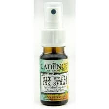 Cadence Mix Media Ink Spray &ndash; Donkerbruin (25 ml)