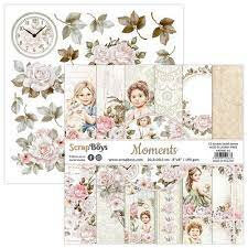 ScrapBoys Moments Paper Pad (8x8 inch)