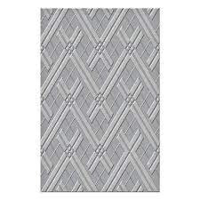 Spellbinders 3 D embossing folder - Argyle Socks