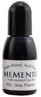 Reinker voor de Memento Tsukineko Gray Flannel