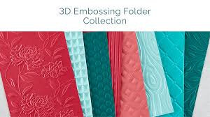 Spellbinders 3 D Embossing folder - Holiday Floral Swag