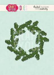 Craft &amp; You Conifer Wreath Snijmal