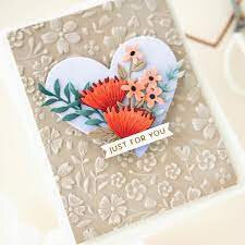 Spellbinders 3 D Embossing folder - Flower Frenzy