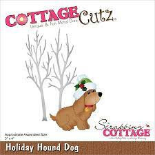 Cottage Cutz Holiday Hound Dog snijmal