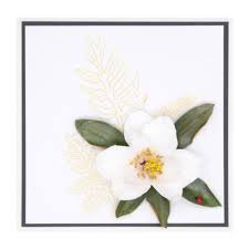 Glimmer Ferns Hot Foil Plate