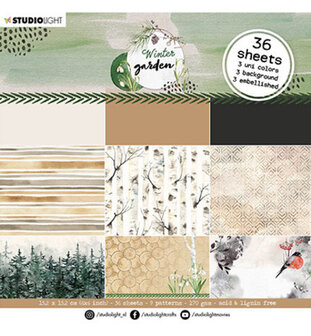 Studio Light - Winter garden 6x6" paper pad