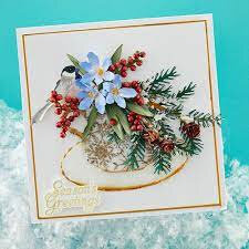 Spellbinders - Glory of Snow snijmal Susan's Garden collectie