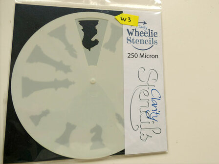 Clarity Stencil Schaakstukken Wheelie
