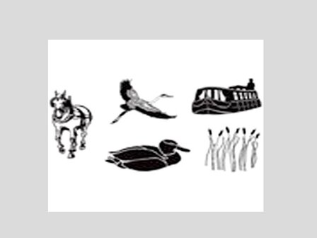 Clarity Stamp Canal Miniatures stempelset