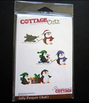 Cottage Cutz snijmal Jolly Penguin
