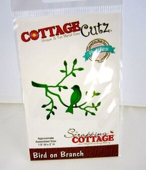 Cottage Cutz snijmal Bird on Branch