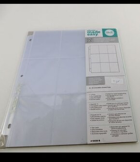 We R Memory Keepers Insteekhoezen 9 vaks