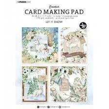 Studio light card making pad let it snow