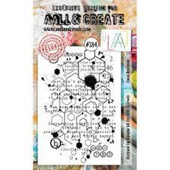 AALL &amp; Create Clear Stamp &ndash; Lined Hexagons