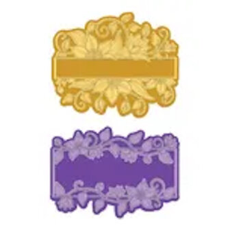 Heartfelt Creations Vining Clematis Banner snijmal