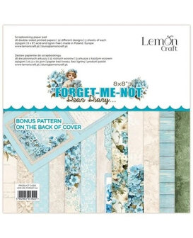 LemonCraft paper pad Forget-Me-Not 8x8"