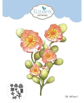 Elizabeth craft Design snijmal- Wild Flower 3