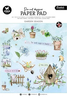 Studio Light - Garden Season A4 Die Cut Paper pad