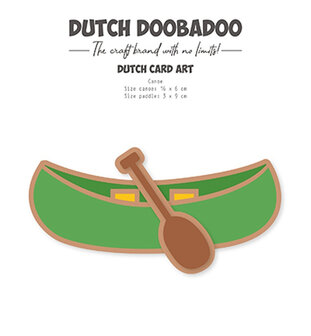Dutch Doobadoo Card Art Stencil &ndash; Canoe