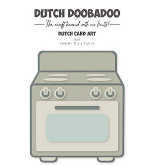 Dutch Doobadoo Card Art Stencil &ndash; Oven (17,5 x 14,8 cm)