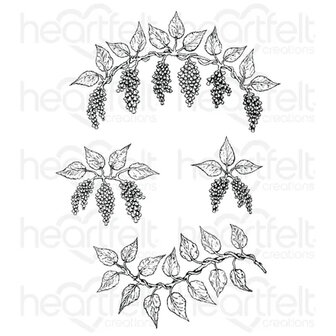 Heartfelt Creations Cascading Wisteria stempelset