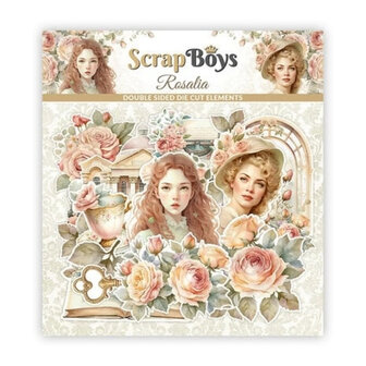 Scrapboys rosalia die cut elements