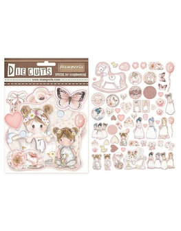 Stamperia &ndash; Die Cuts Assorted &ndash; Little Girl