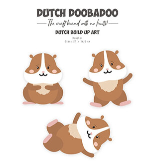 Dutch Doobadoo Build Up Stencil &ndash; Hamster