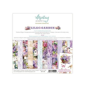 Mintay paper pad lilac garden