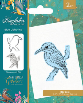 Crafter&rsquo;s Companion Stamp &amp; Die &ndash; Blue Lightning