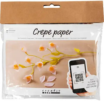 Crepepapier kersentak maken? Start met deze mini hobbyset