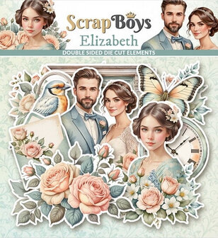 ScrapBoys Elizabeth Double Sided Die Cut Elements
