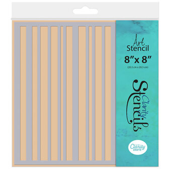 Clarity Stencil &ndash; Stripes Thick &amp; Thin