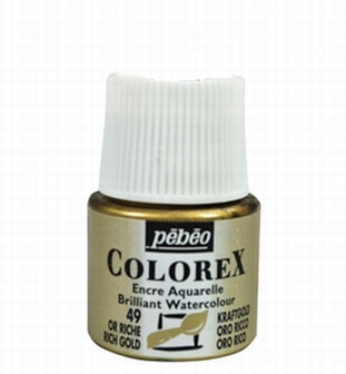 Pebeo Colorex watercolor Rich- Gold