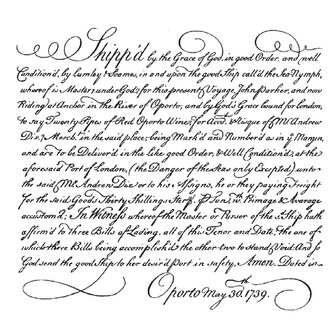 Woodware Craft Shipped Script clear stempel