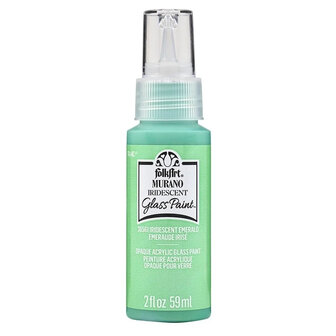 FolkArt Murano Iridescent Emerald Glass Paint