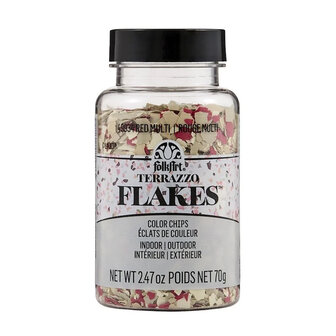 FolkArt Terrazzo Flakes &ndash; Red Multi (28 g)