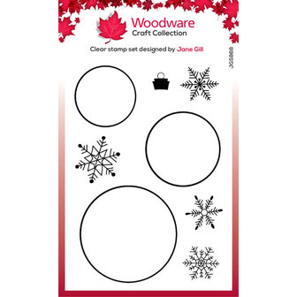 woodland clearstamps Paintable Baubles