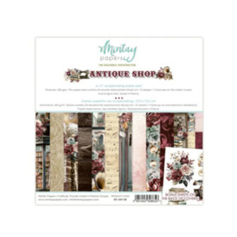 Mintay Antique Shop 6x6 Inch Scrapbooking Paper Pad