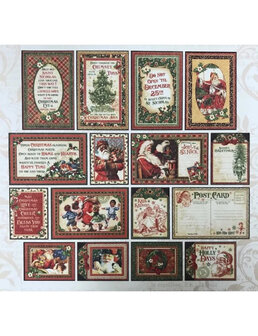 Graphic 45 journaling cards St.Nicholas collection