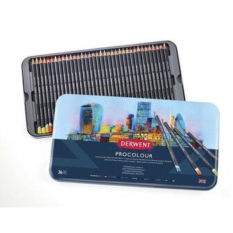 Derwent Procolour 36 kleurpotloden