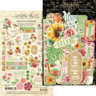 Graphic 45 Ephemera Season to Celebrate