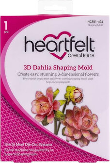 Heartfelt Creations 3D Dahlia Shaping Mold