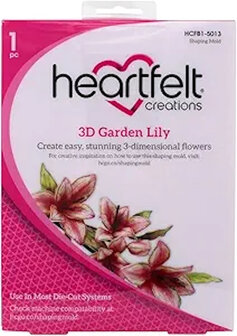 Heartfelt Creations 3D Garden Lily Shaping Mold