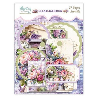 Lilac Garden Paper Elements van Mintay