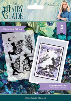 CC Fluttering Fairies The Fairy Glade stempelset Sara Signature