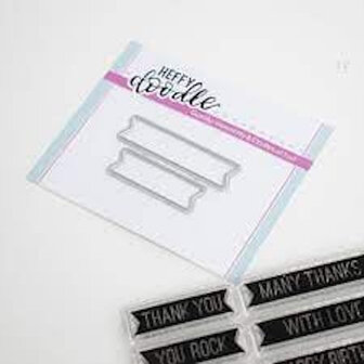 Heffy Doodle Bold Banner Sentiments bundel