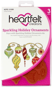 Heartfelt Creations Sparkling Holiday Ornaments bundel