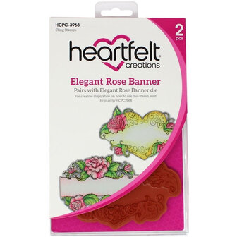 Elegant Rose Banner stempelset