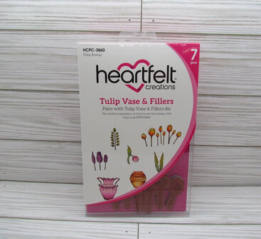 Heartfelt Creations Tulip Vase &amp; Fillers stempelset